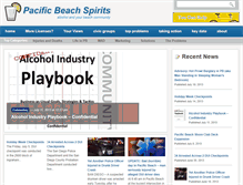 Tablet Screenshot of pbspirits.com